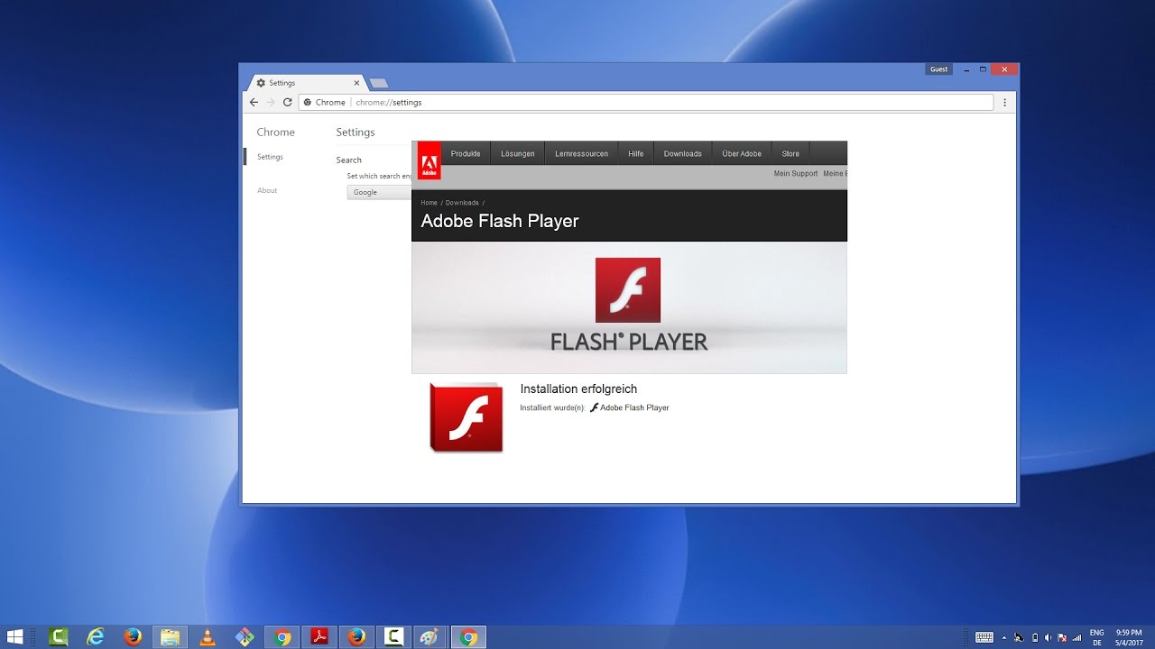adobe flash player version 9 free download for windows
